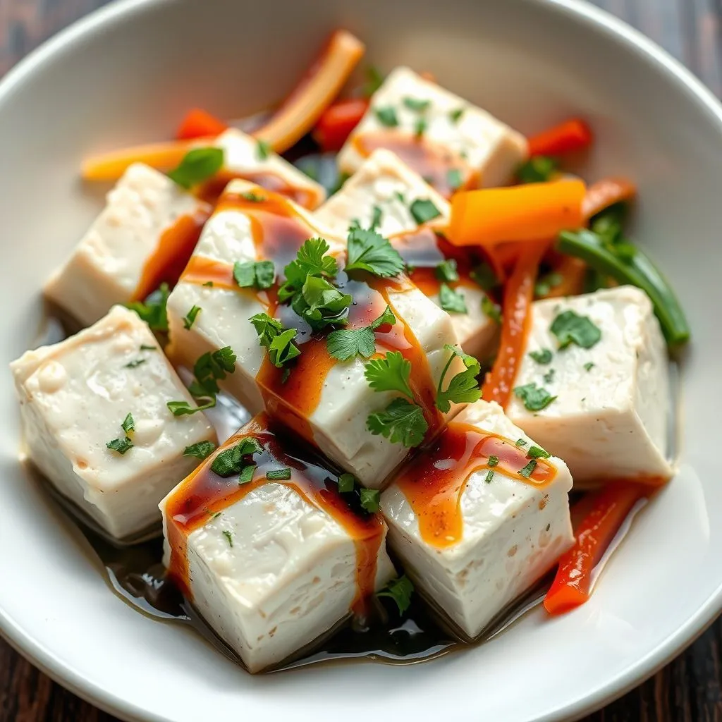 Recette sale tofu soyeux